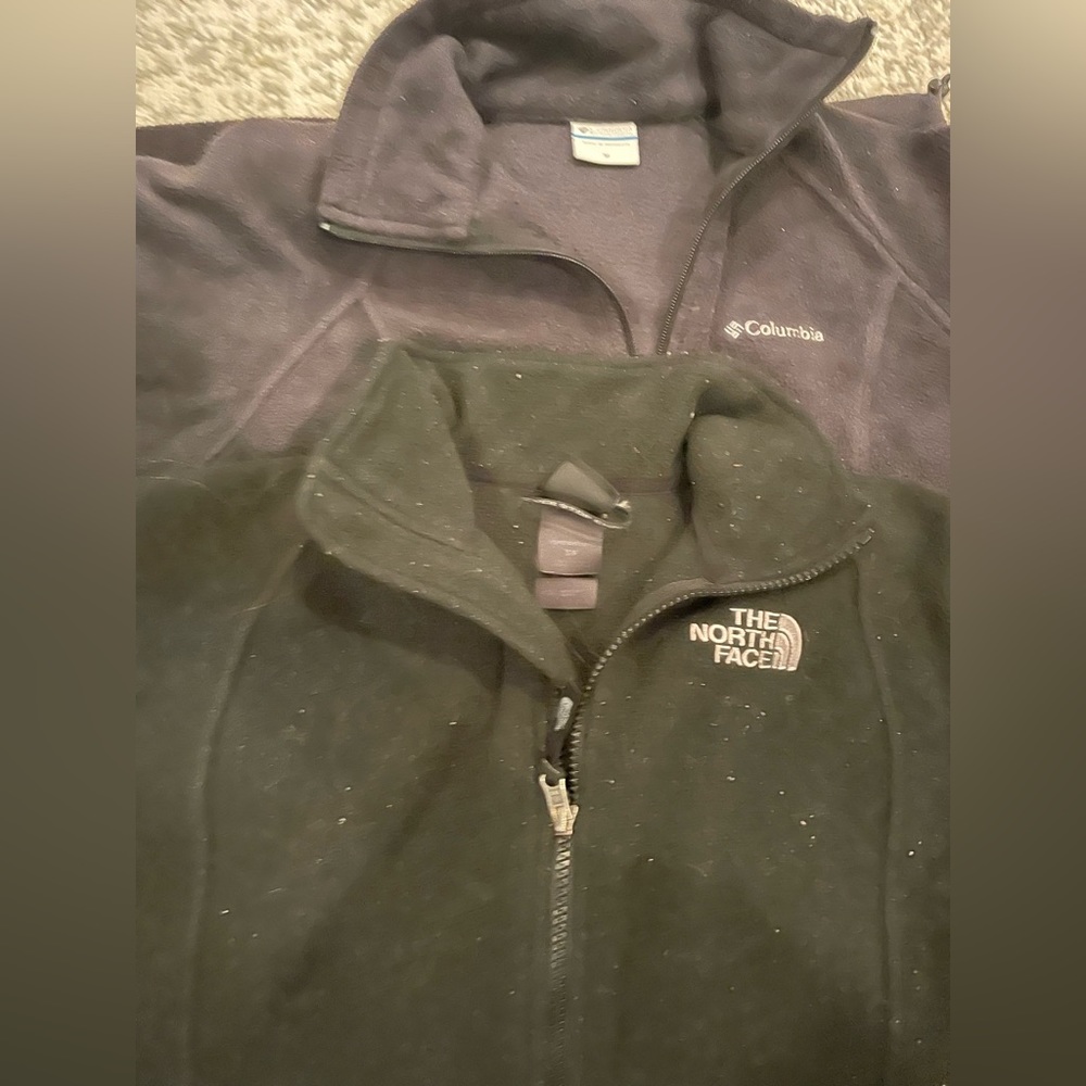 North Face & Columbia jackets